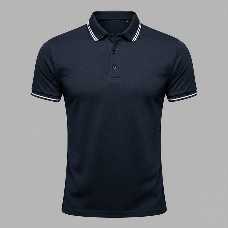 Elegant Men's Polo Shirt | Classic Fit Casual Top