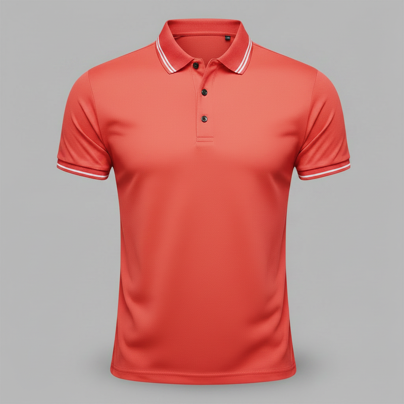 Elegant Men's Polo Shirt | Classic Fit Casual Top