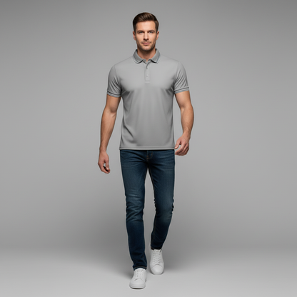 Elegant Men's Polo Shirt | Classic Fit Casual Top
