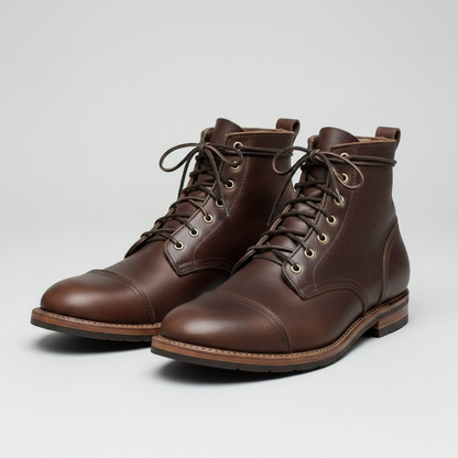 Men's Lace-Up Ankle Boots | Durable Work Footwear