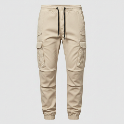 Men's Tactical Black Cargo Pants | Outdoor Utility Trousers