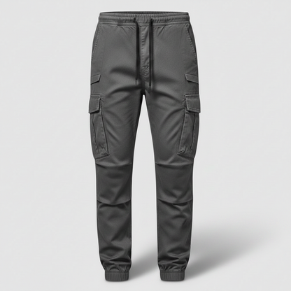 Men's Tactical Black Cargo Pants | Outdoor Utility Trousers